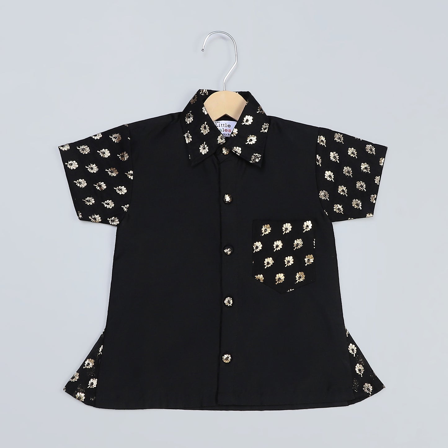 Black Shirt lungi set with Patka