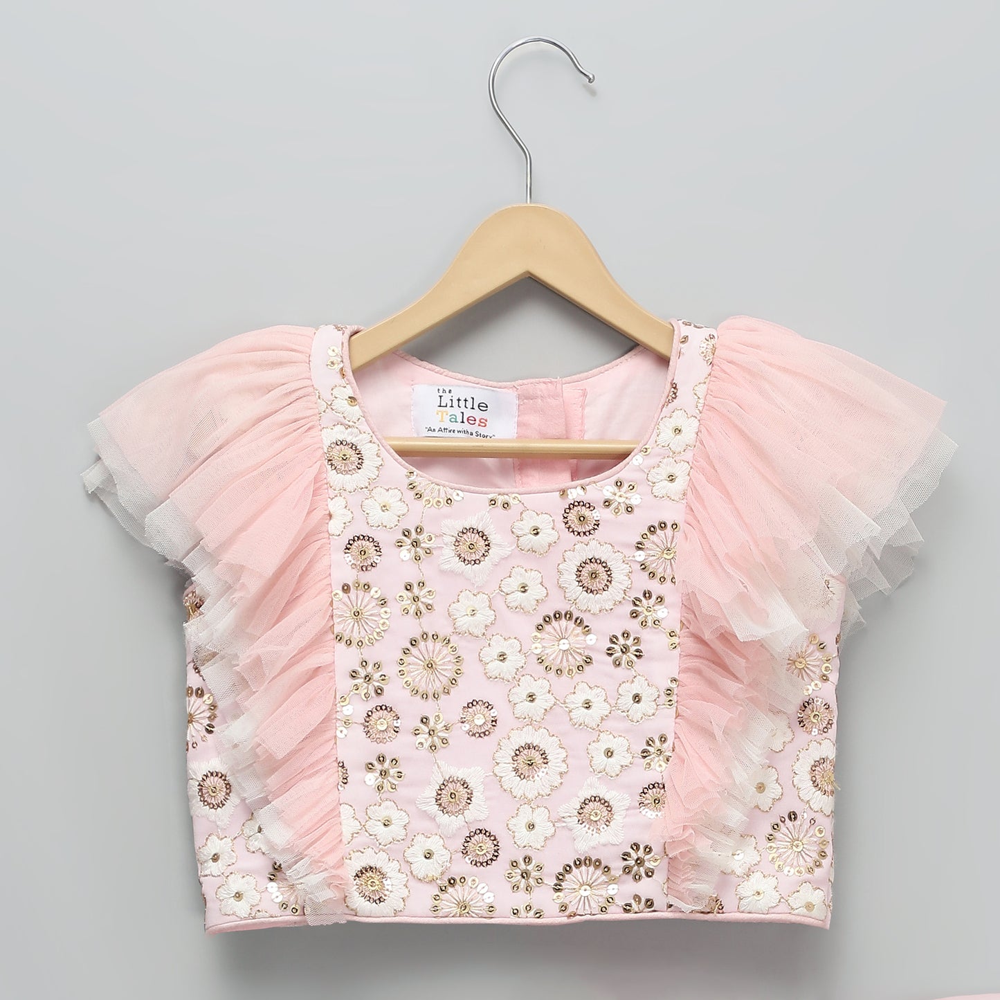 Baby Pink Heavy embroidery Lehnga set with duppata