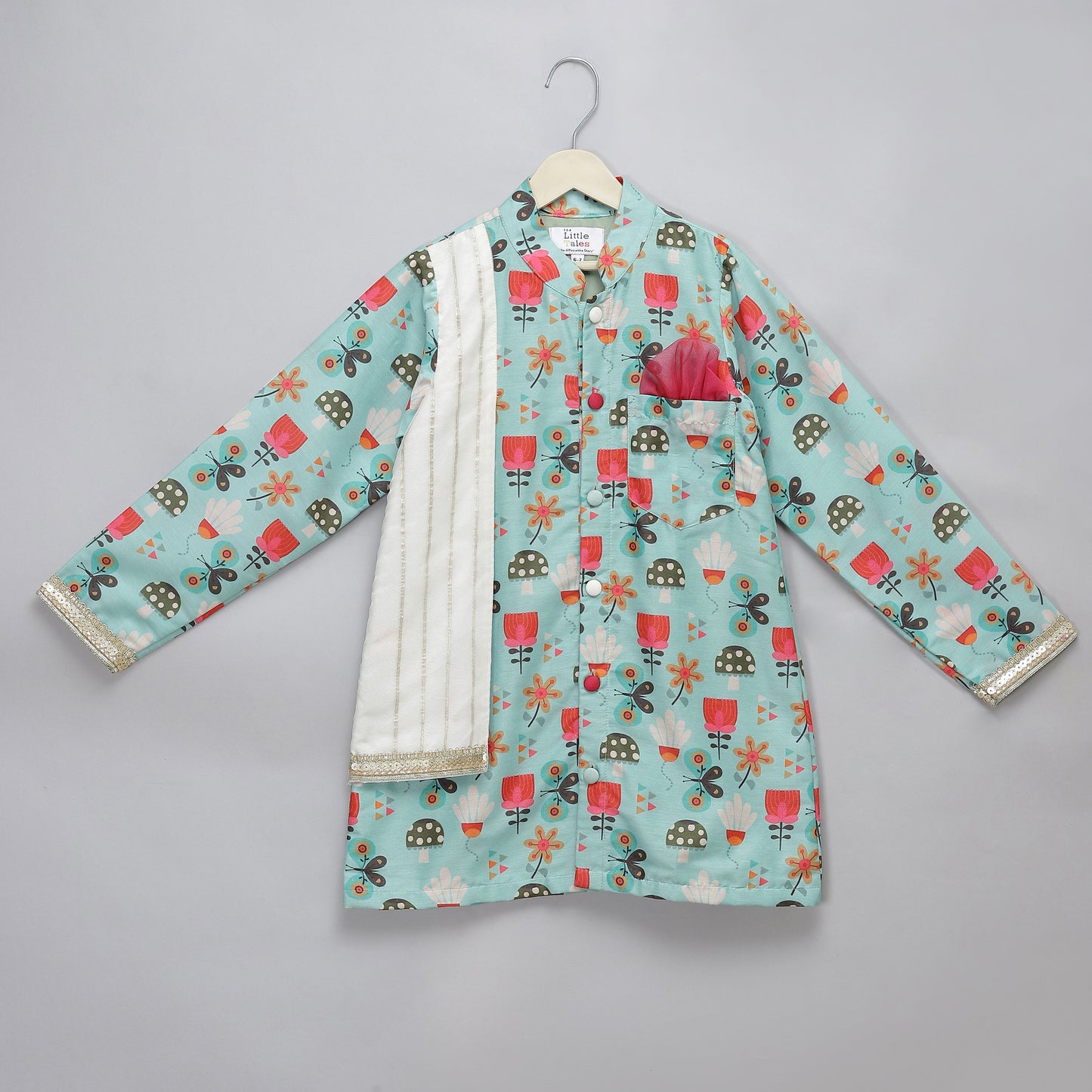 Green Bee printed kurta Pyjama set