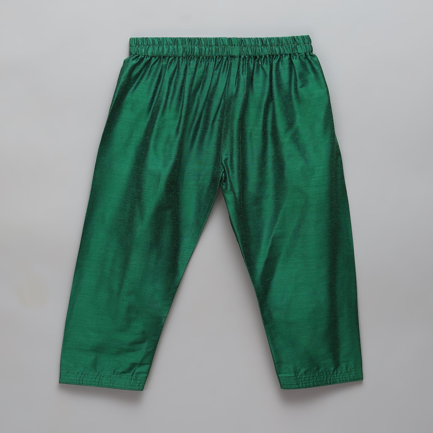 Green Kurta Pyjama with Attached Brocade jacket