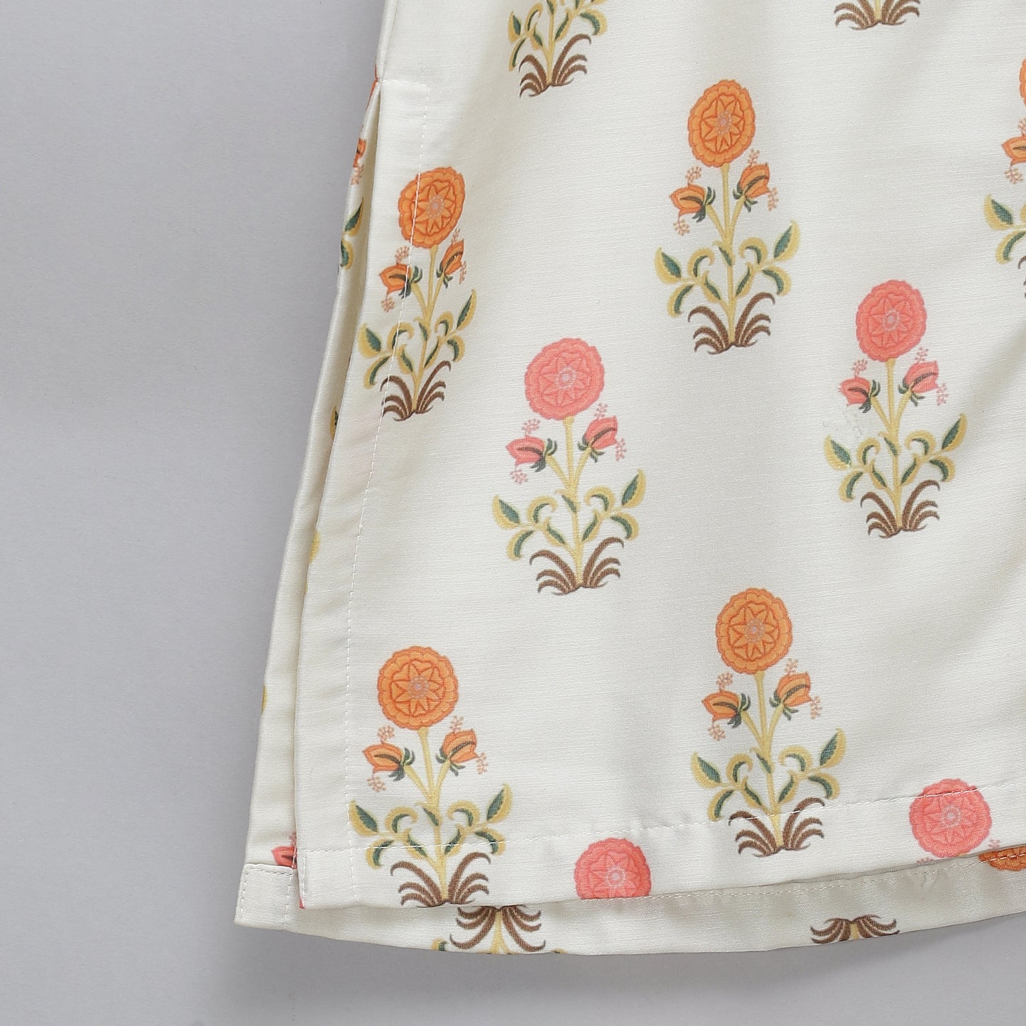 Off white Mughal printed Kurta set