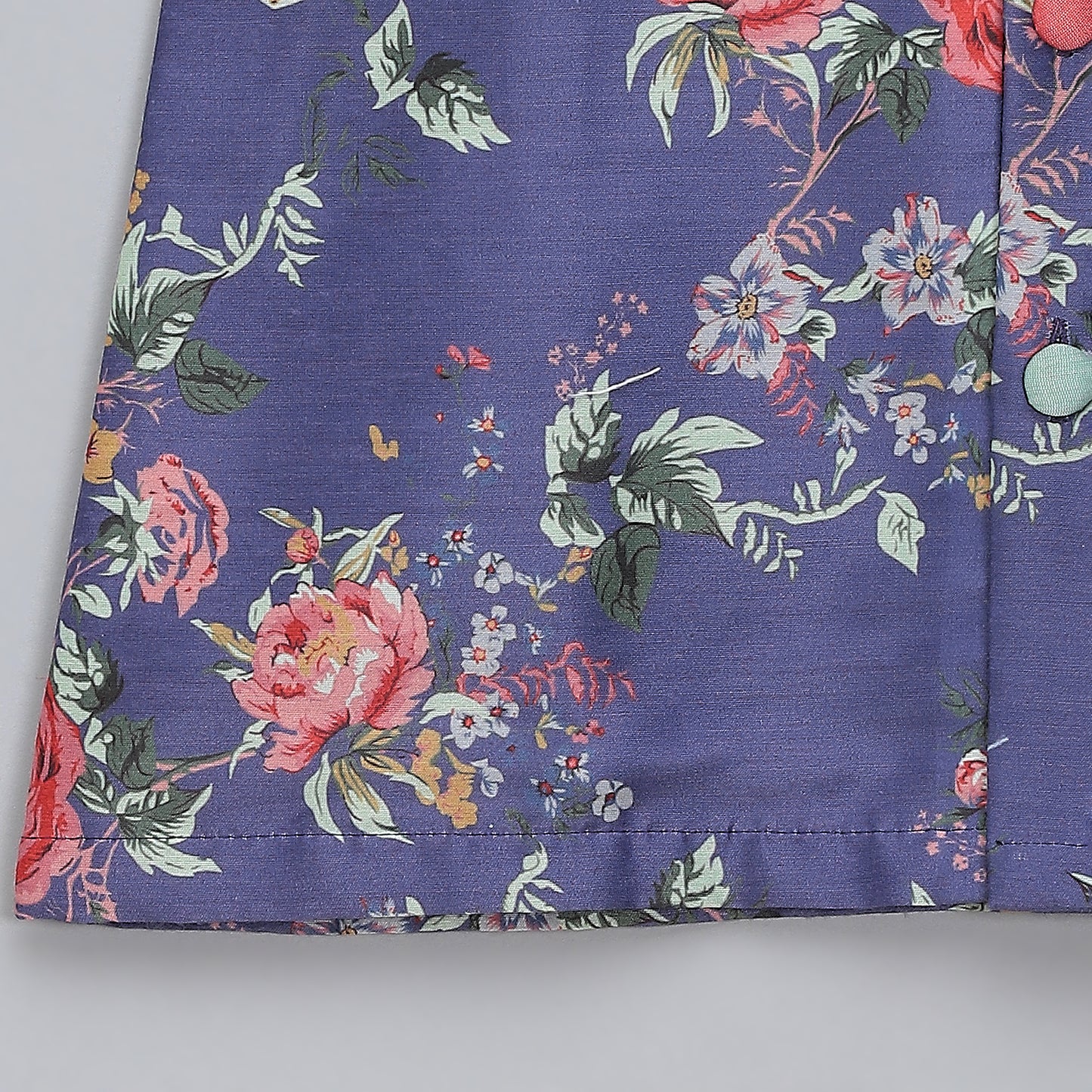 Purple Multicolor kurta pyjama set