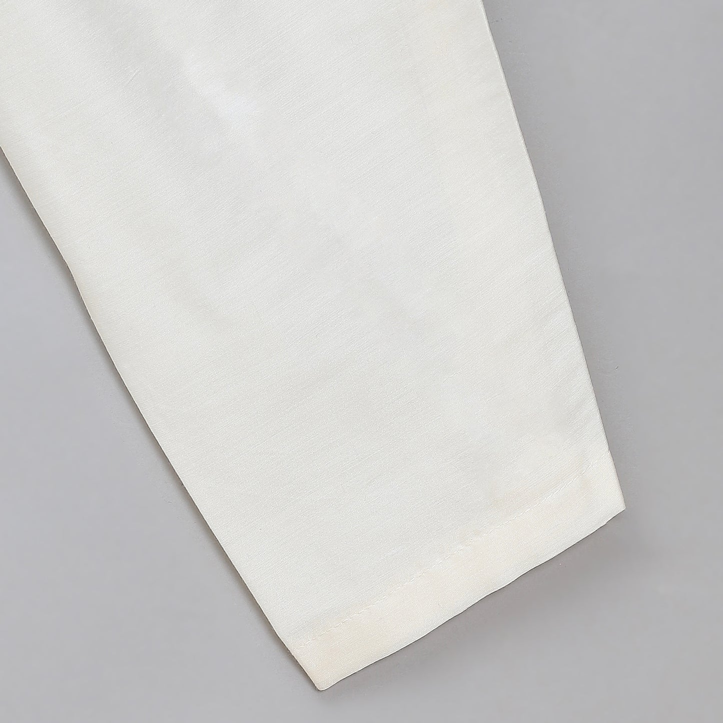 Assymetric pleat Coral printed Kurta Pyjama