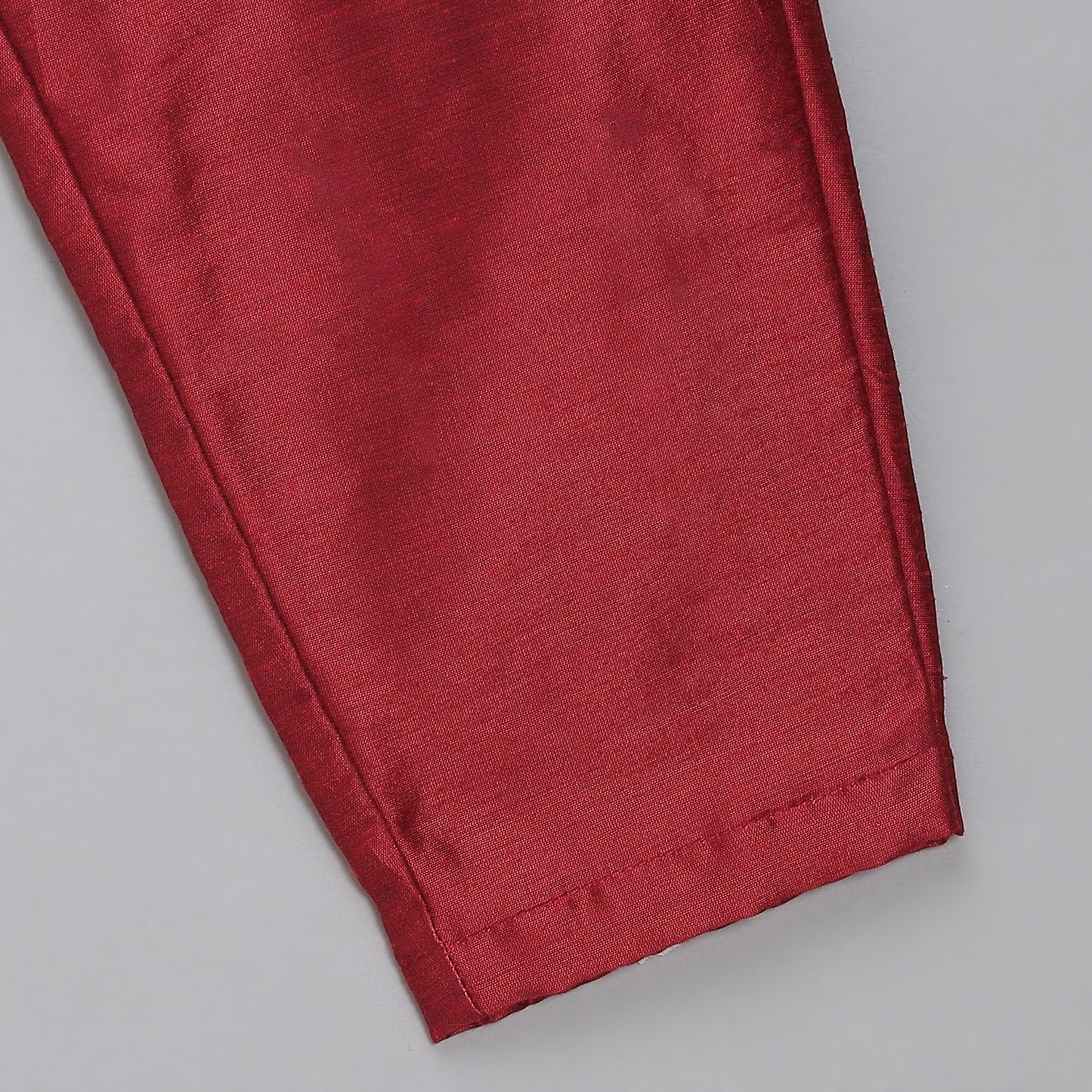 Maroon Velvet bandhgala embroidery set