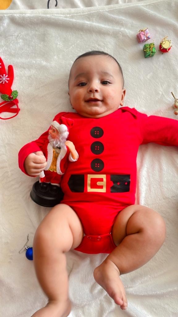 Red Santa Onesie