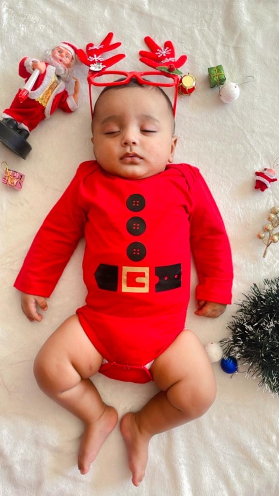 Red Santa Onesie