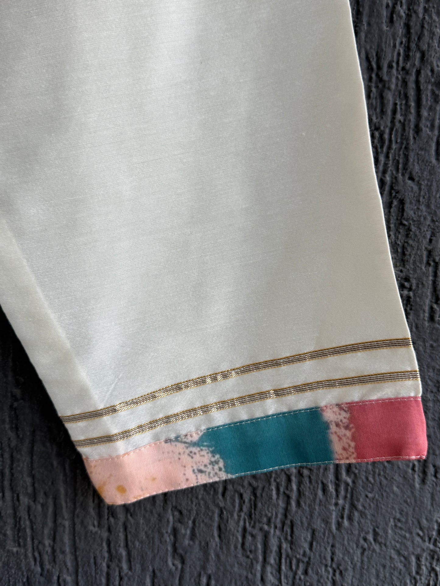 Multicolor splash printed kurta set