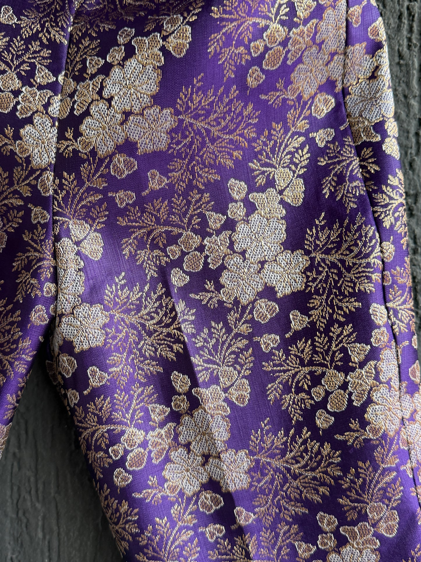 Lilac Brocade Kurta with Brocade Pant set