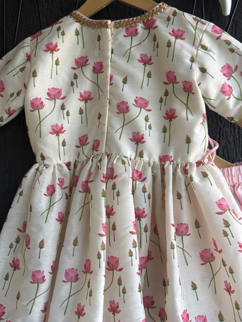lotus print angrakha set (Sale)