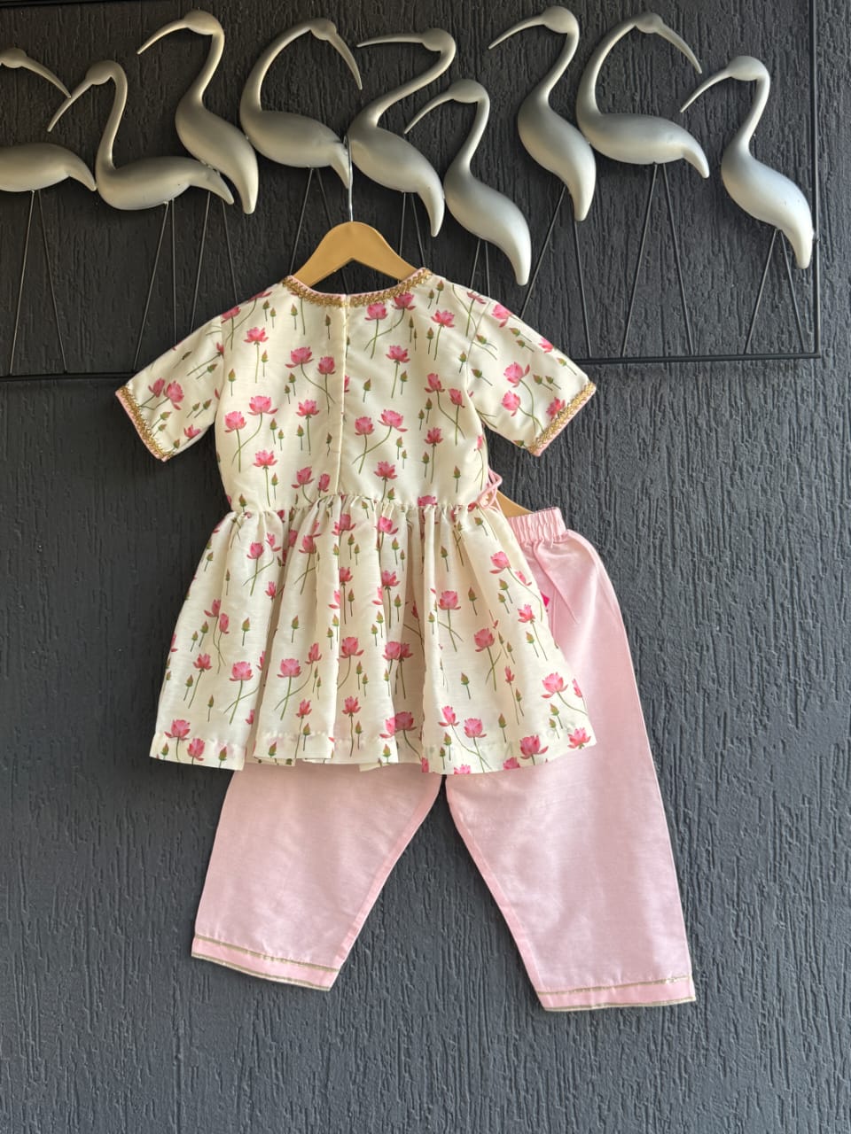 lotus print angrakha set (Sale)