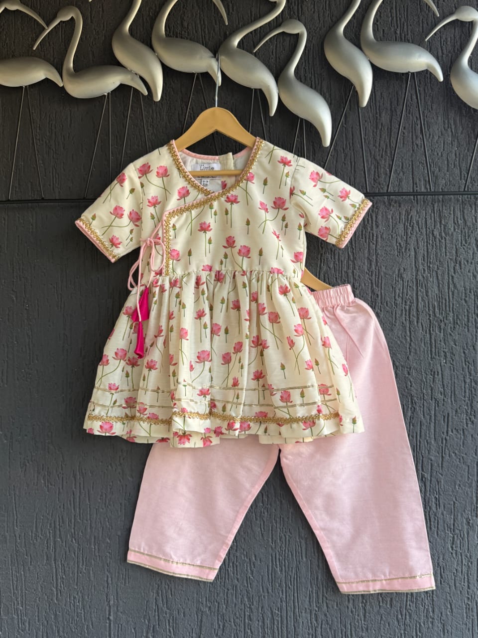 lotus print angrakha set (Sale)