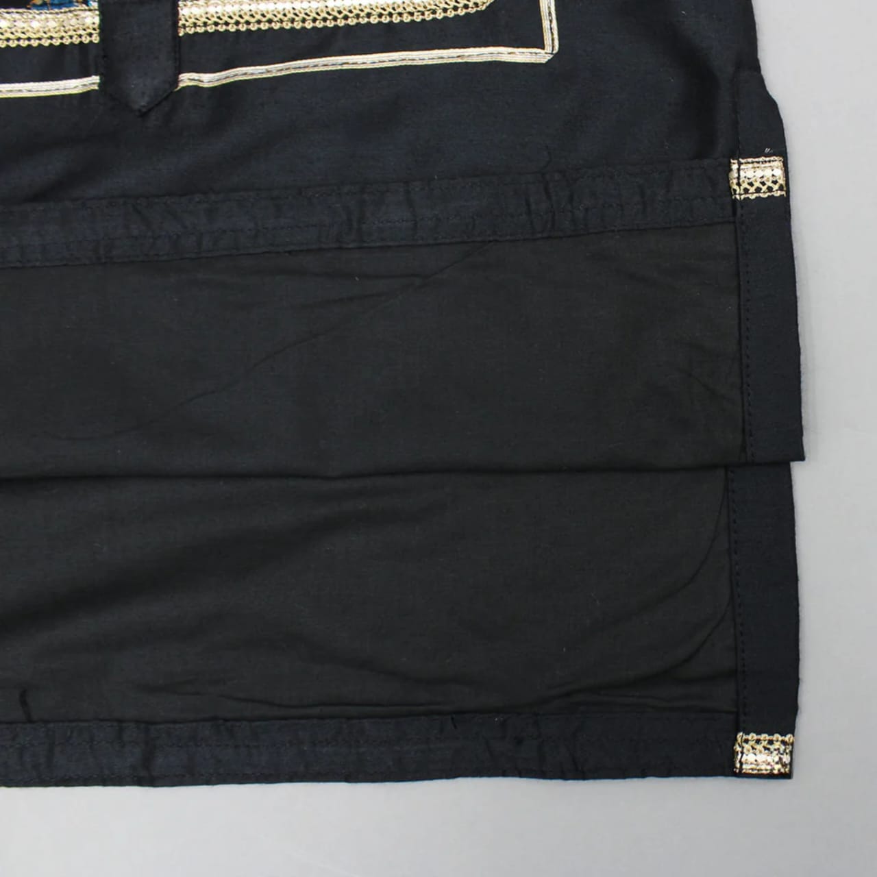 Black embroidery kurta pyjama set