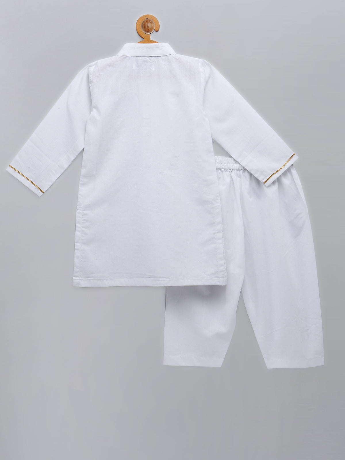 Indian Flag Embroidered Kurta Pyjama set