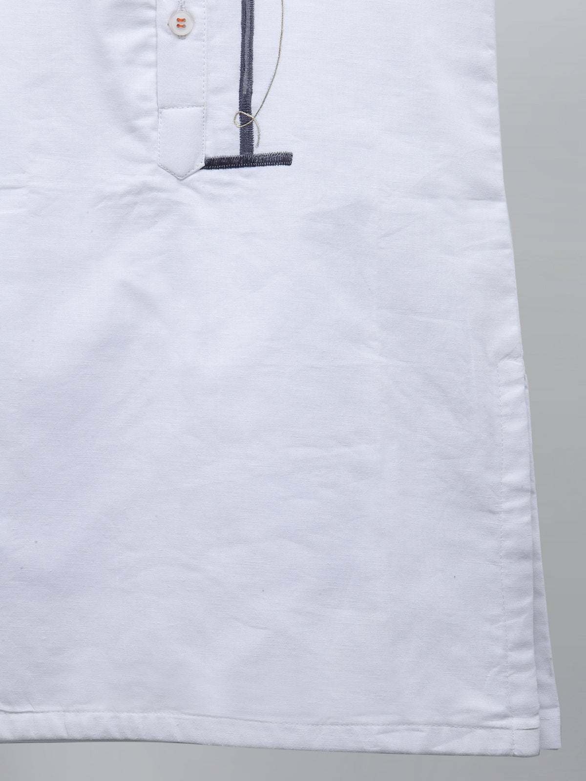 Indian Flag Embroidered Kurta Pyjama set