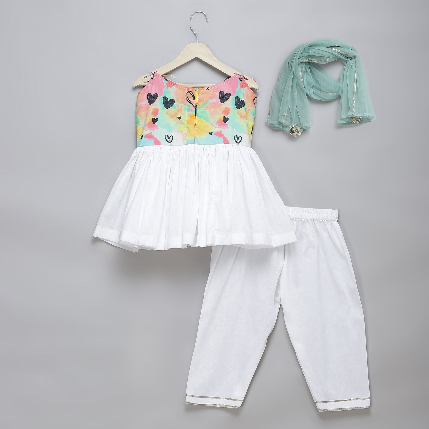 Brother sister Figure Rakhi kurta set