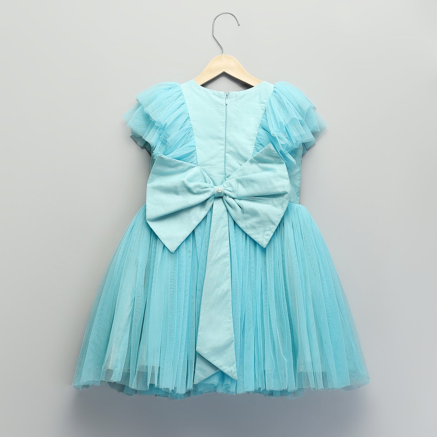 FEROZI BLUE NET BIRTHDAY DRESS