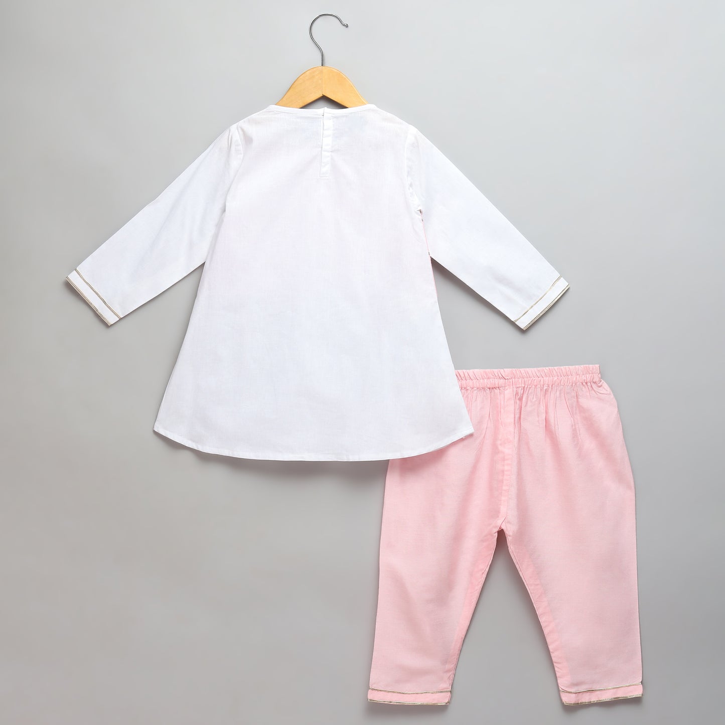 Holi Hai Girl Embroidered  Kurta Pyjama set