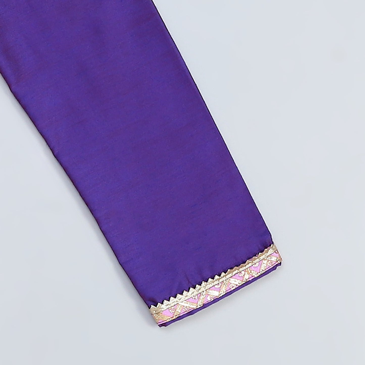 Purple Kurta with yoke embroidery kurta pyjama set