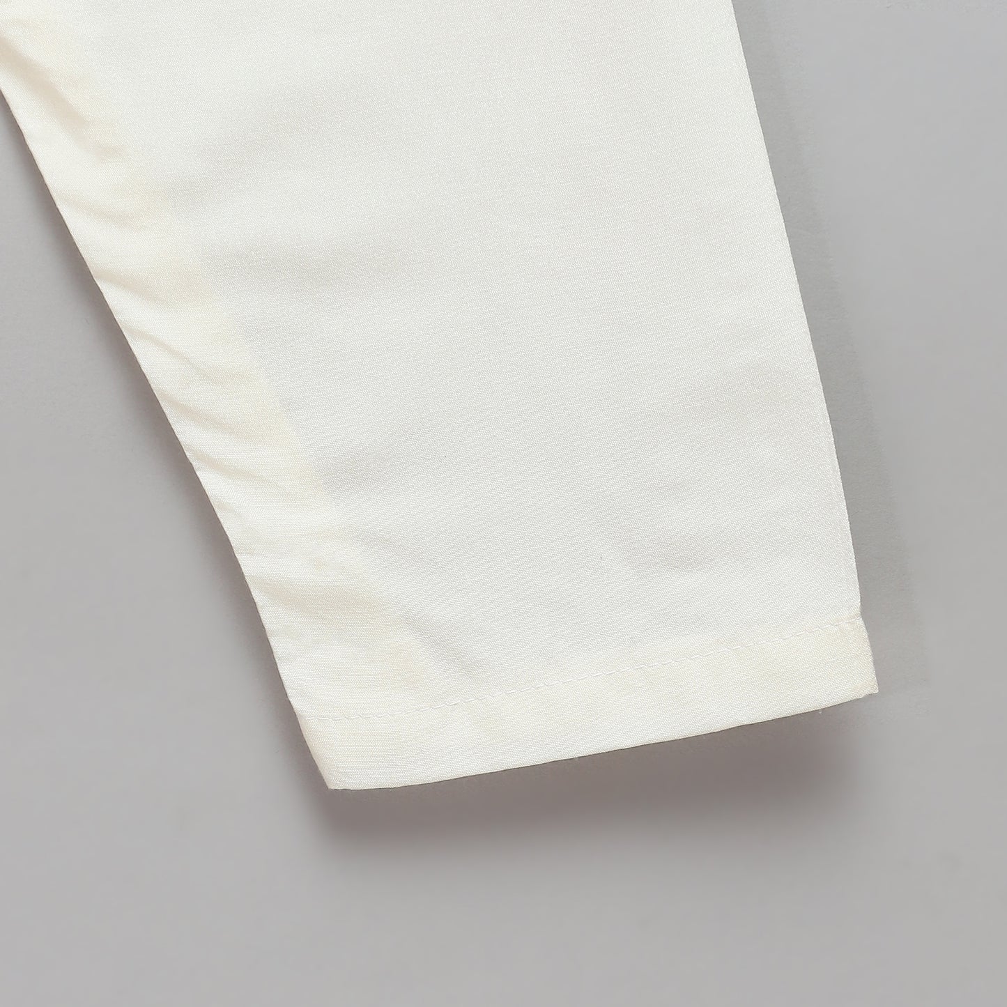 Offwhite multi zari panelled kurta Pyjama
