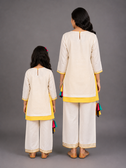 My First Holi Embroidered Kurta Pyjama