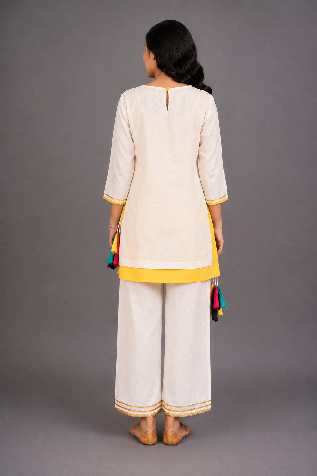 My First Holi Embroidered Kurta Pyjama