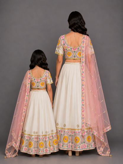 Sunflower charm  lehnga choli set