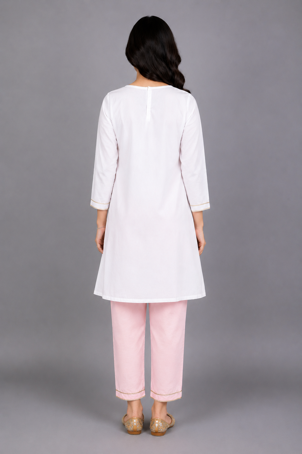 Holi Hai Girl Embroidered  Kurta Pyjama set