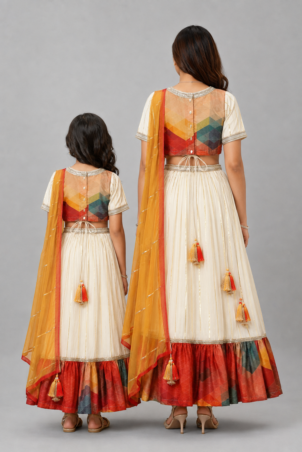 Kaleidoscope Printed lehnga set