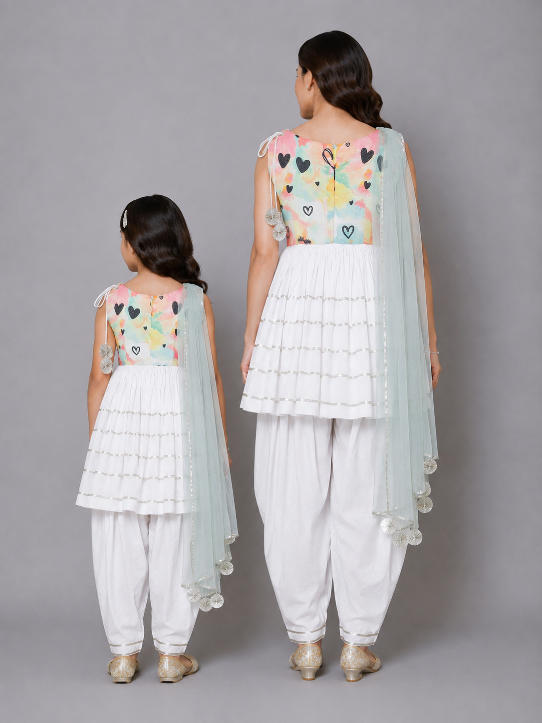 Brother Sister Figure Rakhi kurta set