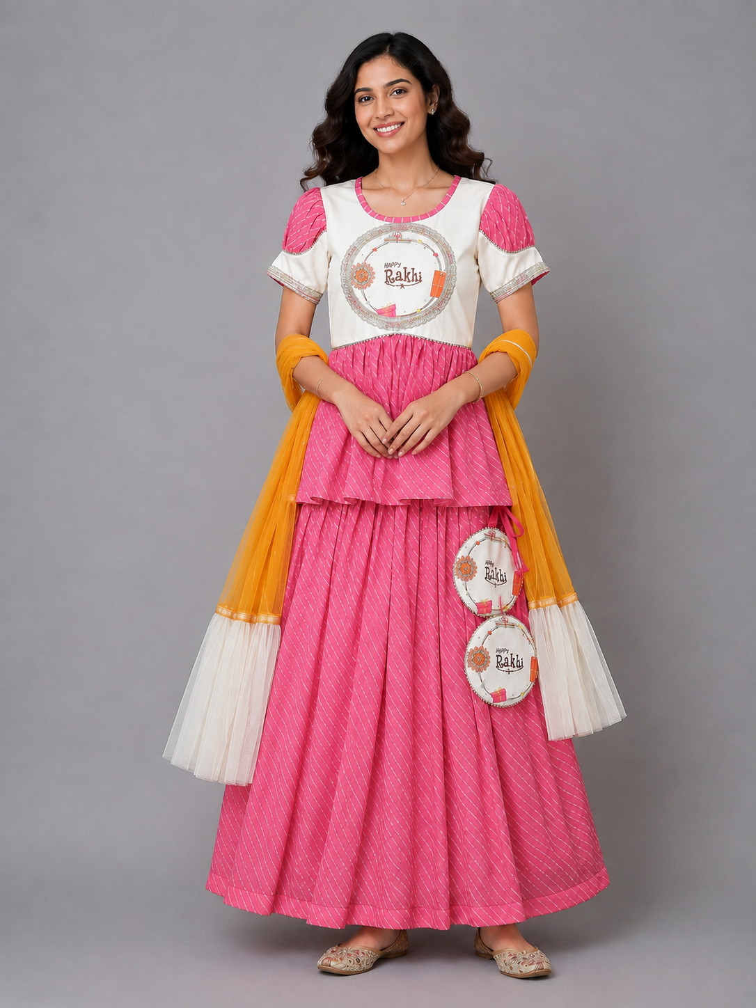 Happy Rakhi Lehnga set