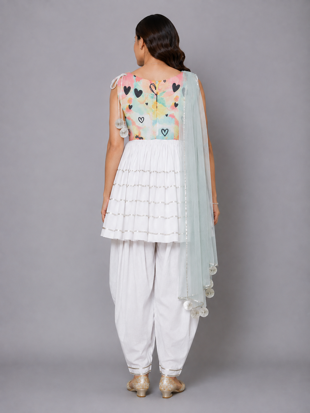 Brother Sister Figure Rakhi kurta set