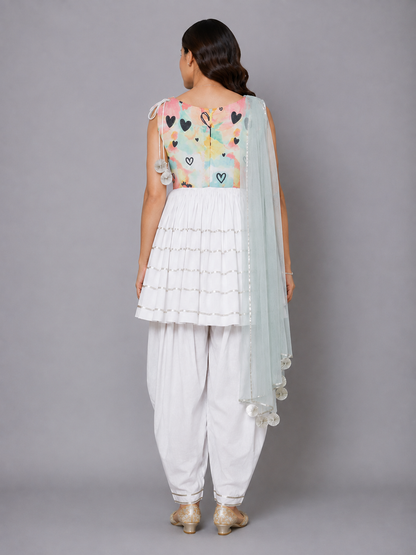 Brother Sister Figure Rakhi kurta set