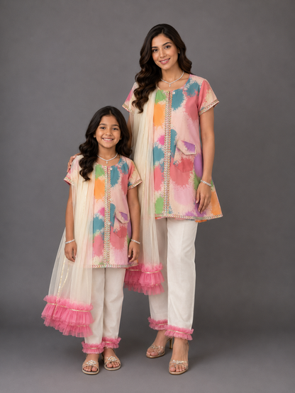 Holi Splash Printed kurta set