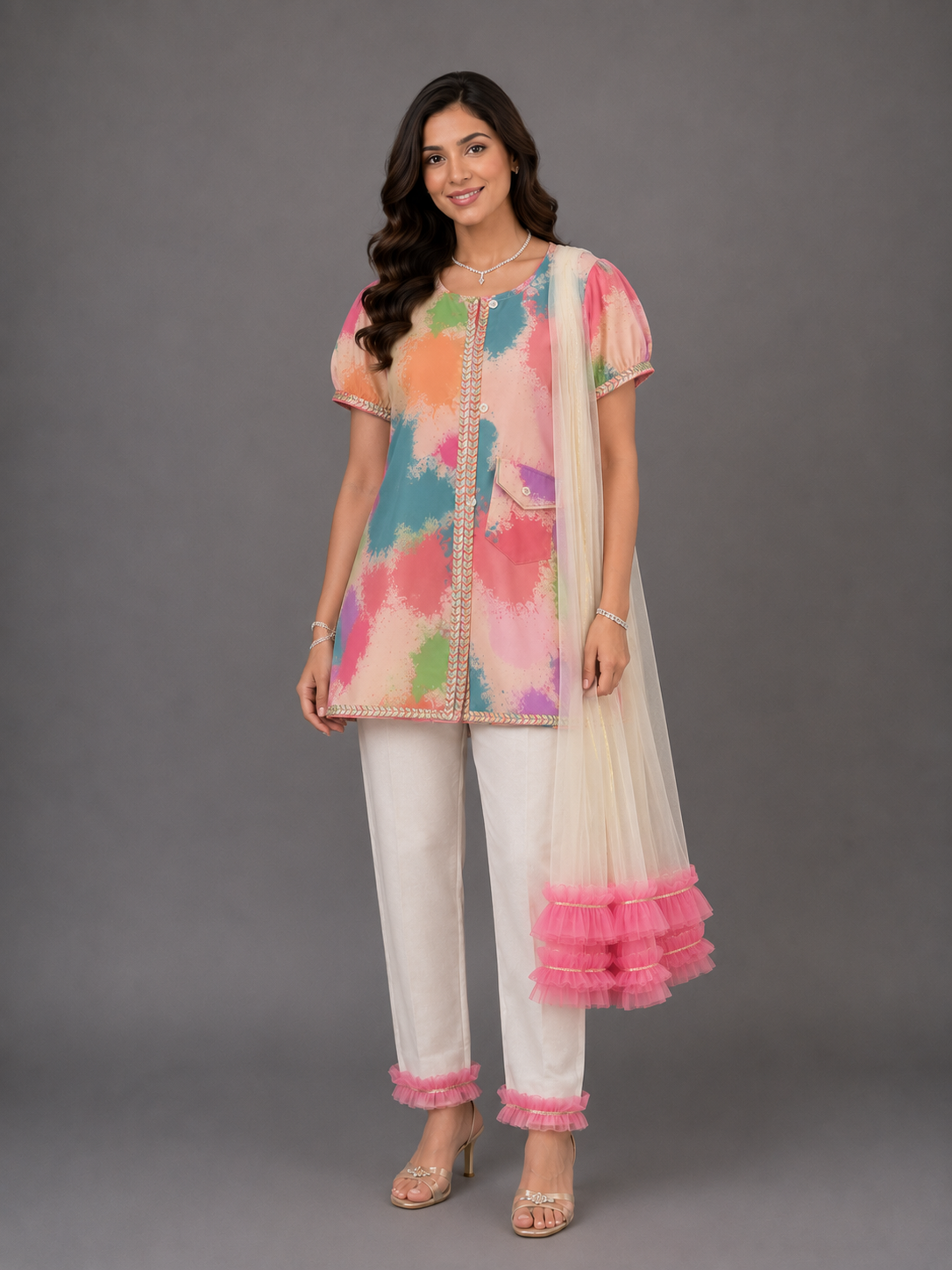 Holi Splash Printed kurta set