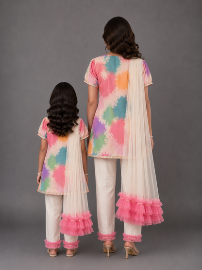 Holi Splash Printed kurta set