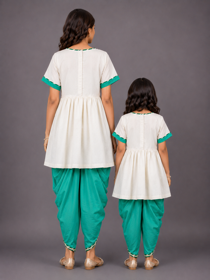 Krishna Embroidered Kurta Dhoti
