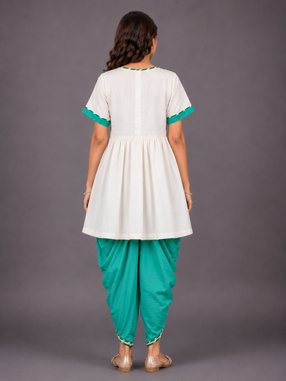 Krishna Embroidered Kurta Dhoti