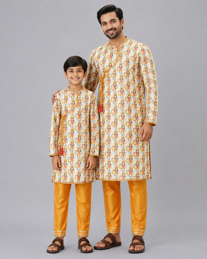 Durga ji  Printed kurta Pyjama set