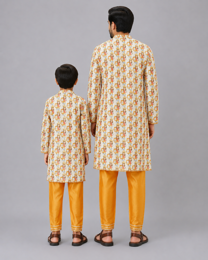 Durga ji  Printed kurta Pyjama set