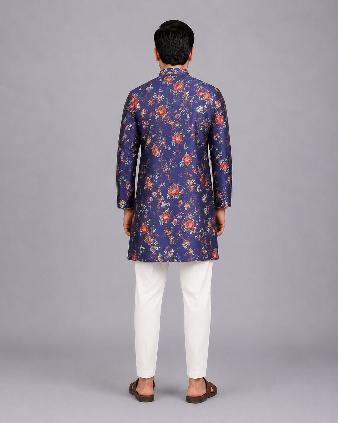 Purple Multicolor Kurta Pyjama set