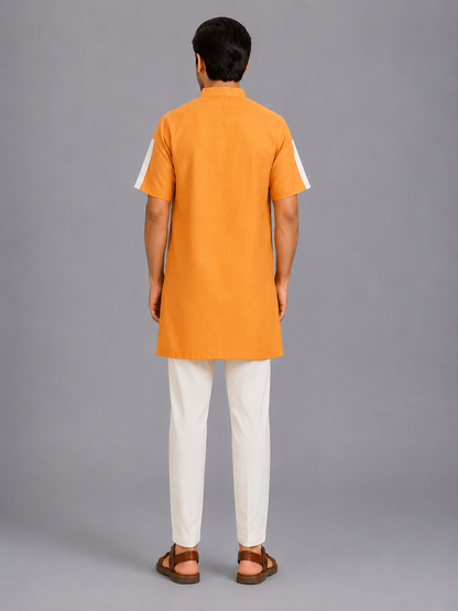 Happy Independence Day Embroidered Kurta Pyjama set
