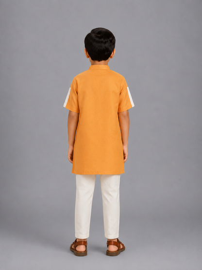 Happy Independence Day Embroidered Kurta Pyjama set