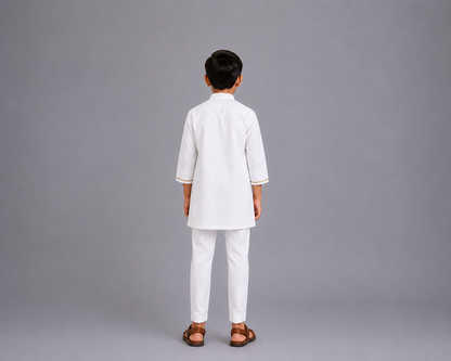 Indian Flag Embroidered Kurta Pyjama set