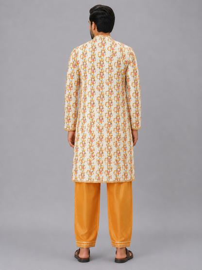 Durga ji  Printed kurta Pyjama set