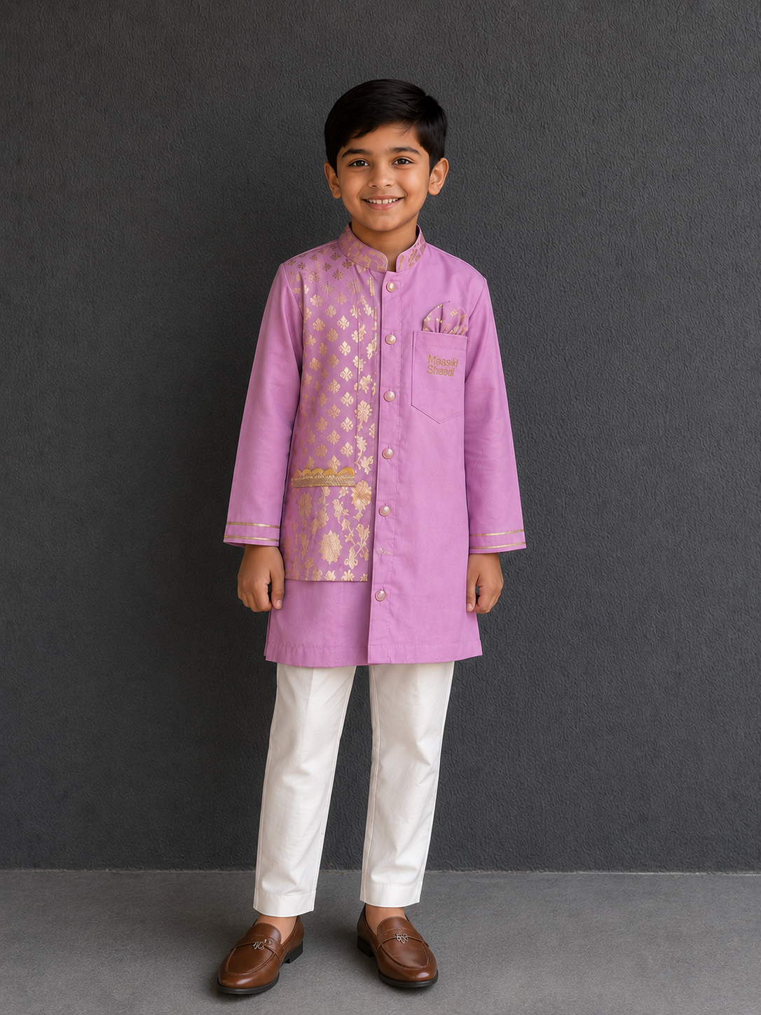 Lavendar Kurta set (MAASI KI SHAADI )