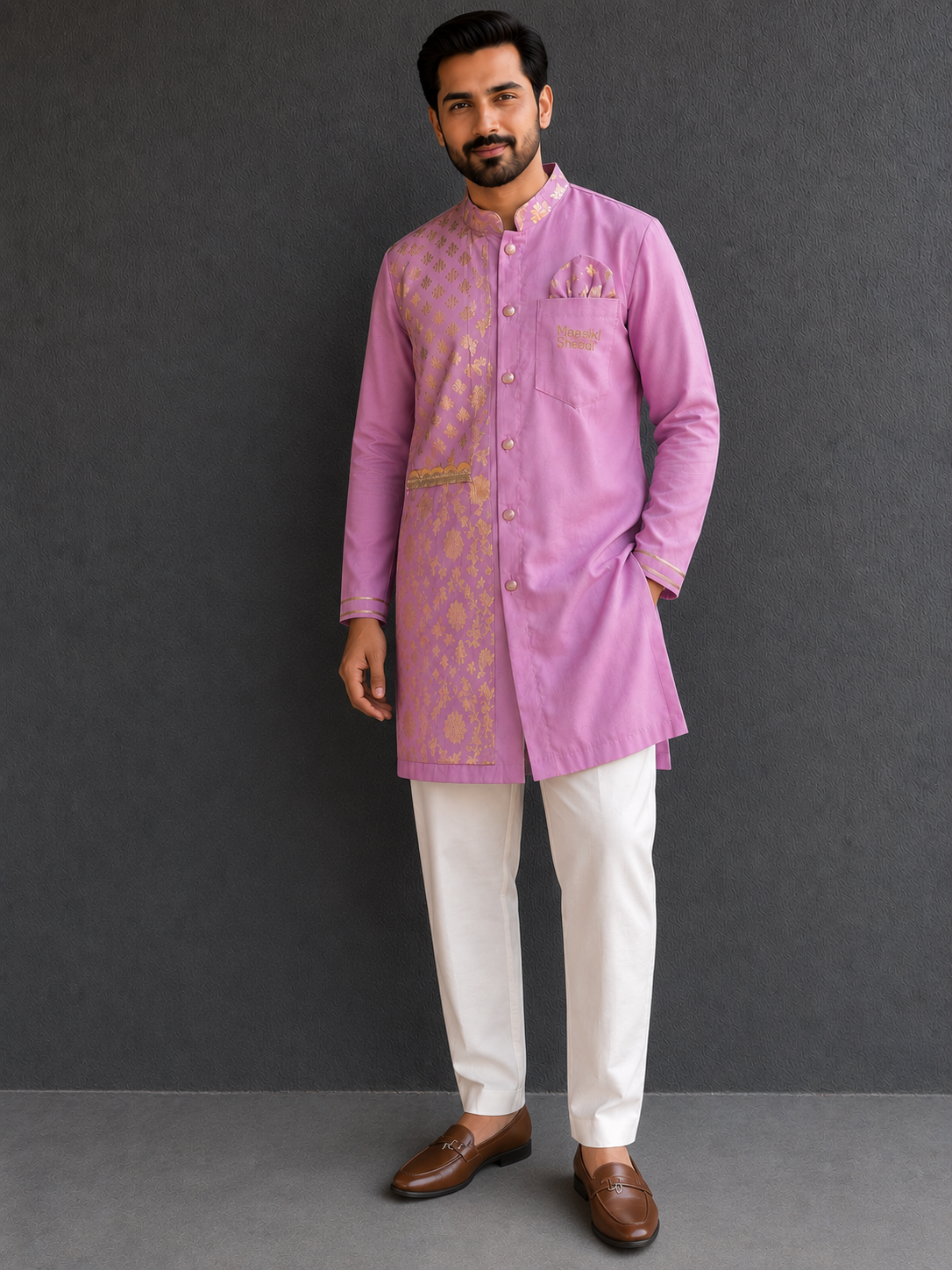 Lavendar Kurta set (MAASI KI SHAADI )