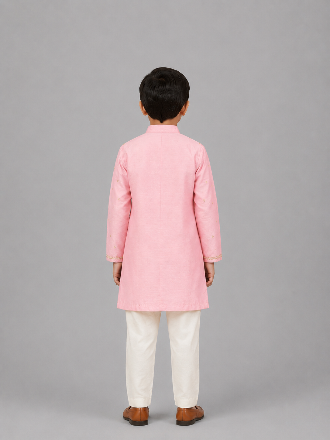 Pink Yok Embrodried Kurta Pyjama set