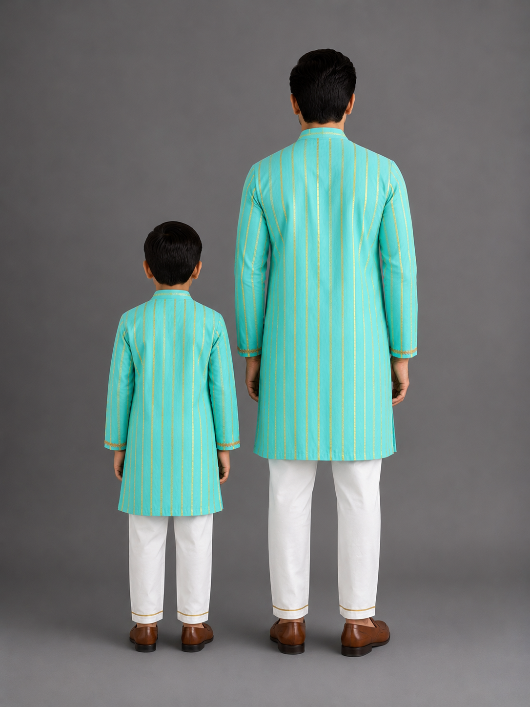 Anchor thread Blue kurta set