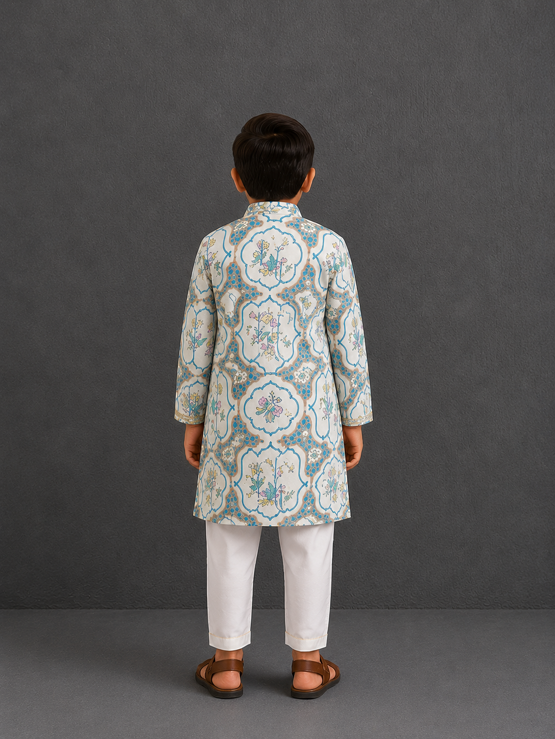 Butterfly Print kurta set