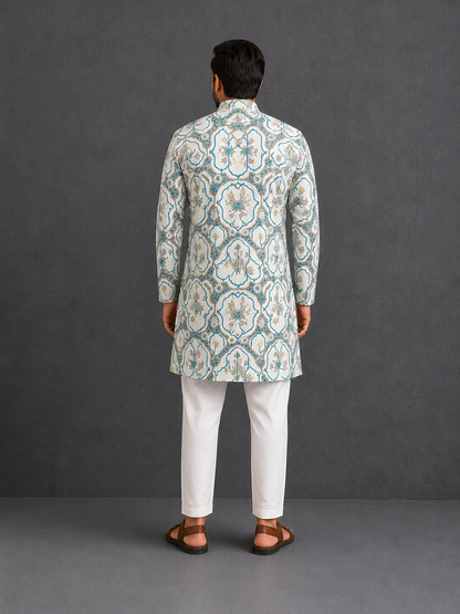 Butterfly Print kurta set
